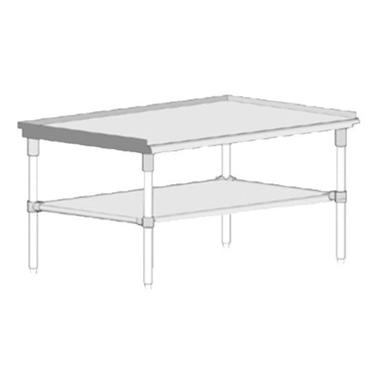 John Boos GS6-3024GSK 24" W x 30" D Equipment Stand - JBGS63024GSK