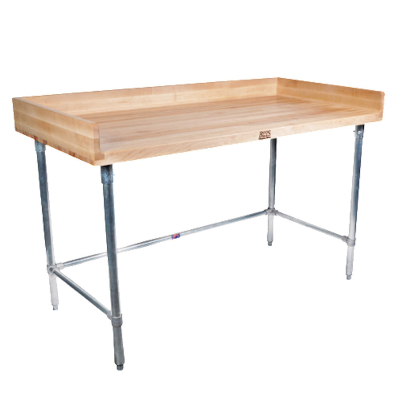 John Boos DSB14 Baker's Top 96" W x 36" Work Table - JBDSB14