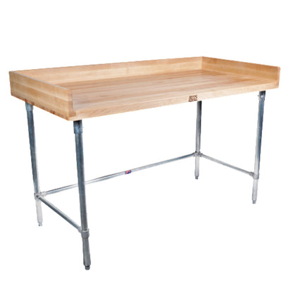 John Boos DSB14 Baker's Top 96" W x 36" Work Table - JBDSB14