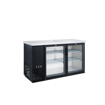 Chef AAA - TBB-48G-HC, Commercial 49" Glass Door Back Bar Refrigerator 11.2 cu.ft. - TBB-48G-HC