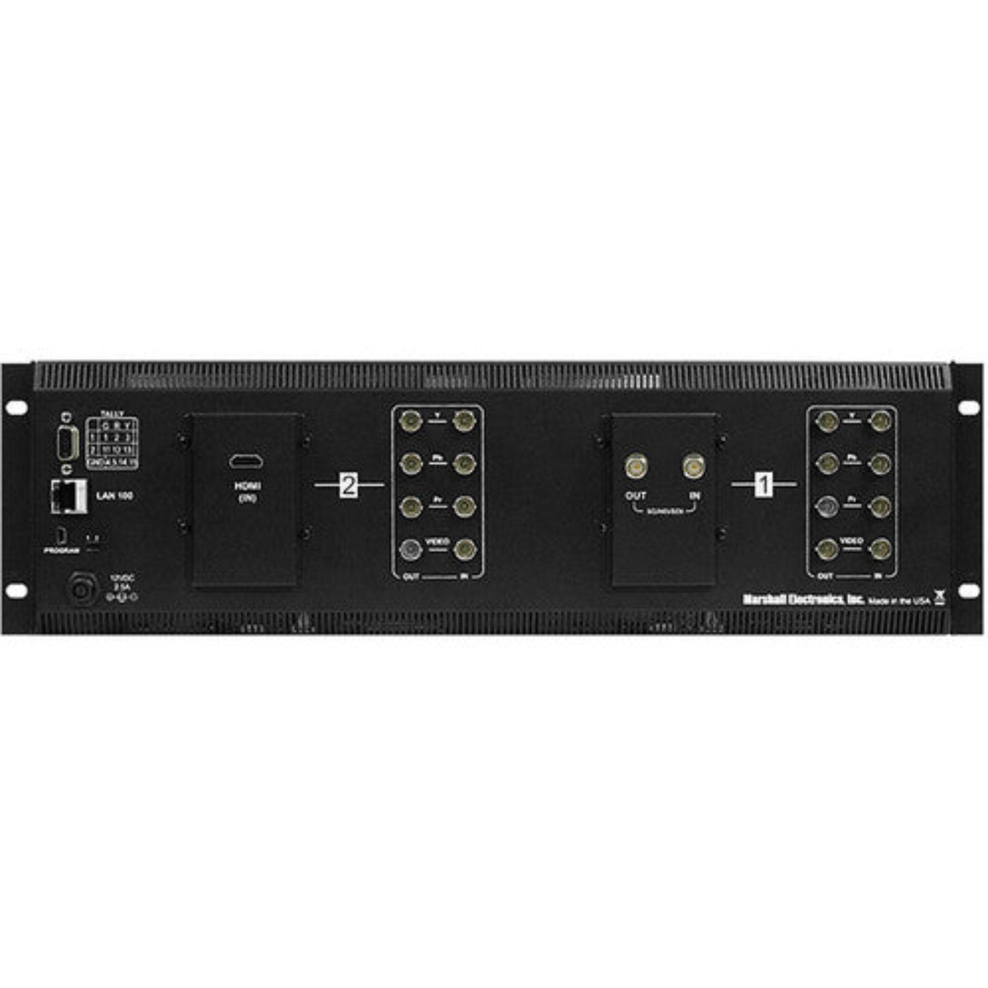 Marshall V-MD702 Dual 7" Modular Design Monitor with Composite and Component loop outs - Marshall Electronics  20x PTZ IP Camera - Black - CV620-BI2
