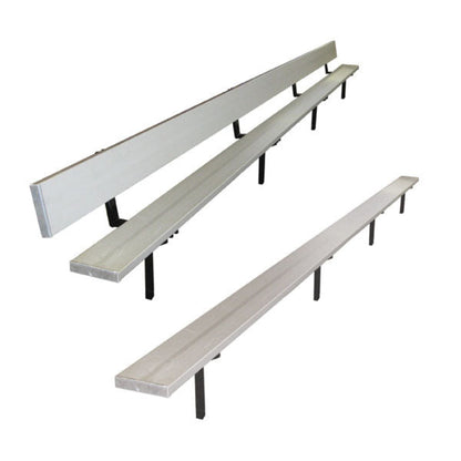 Bleacher Teammate Fixed Outdoor Player Benches