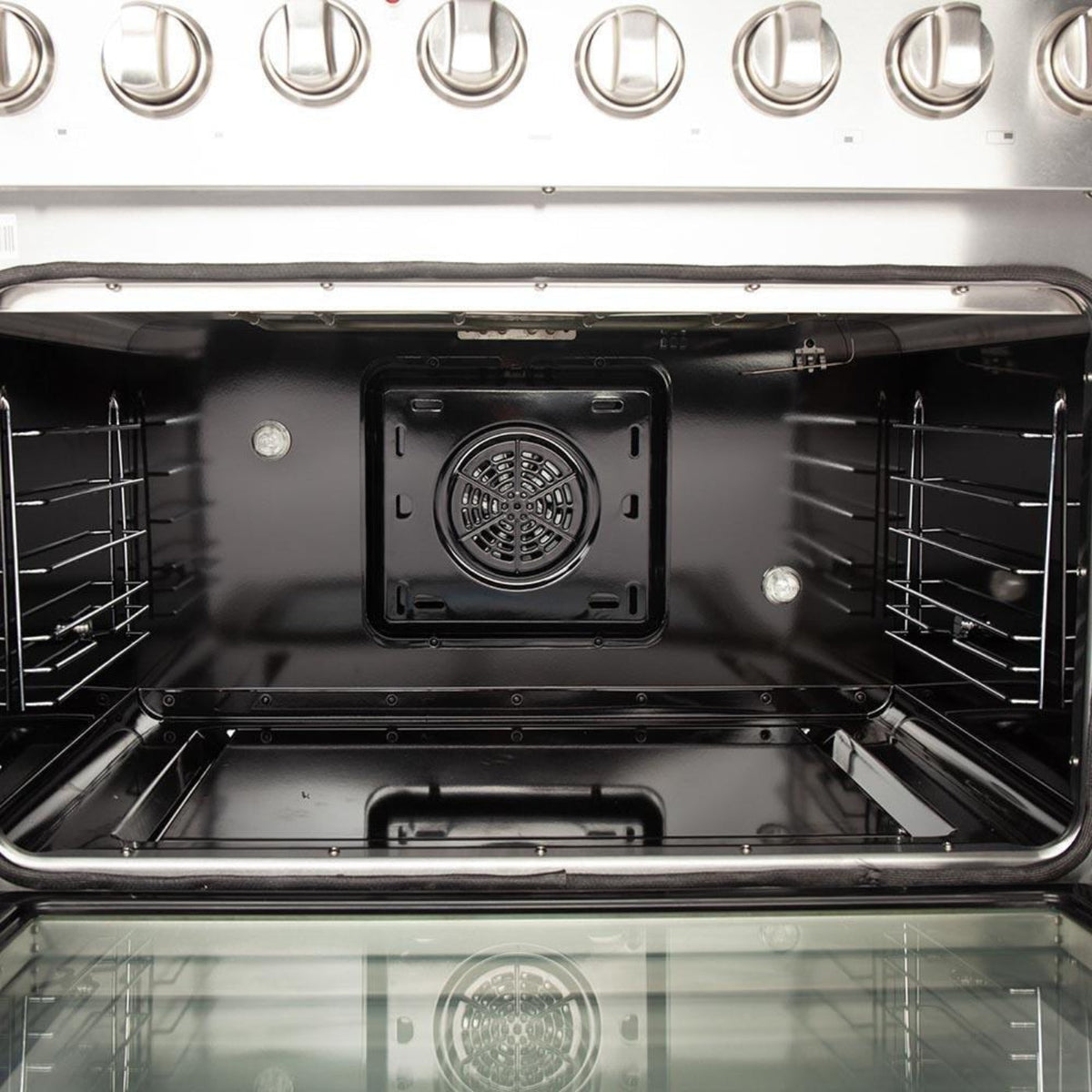Forno 4-Piece Appliance Package - 36-Inch Dual Fuel Range, Refrigerator, 24-Inch Microwave Drawer, & 3-Rack Dishwasher in Stainless Steel - AP4-6156-36-MWD