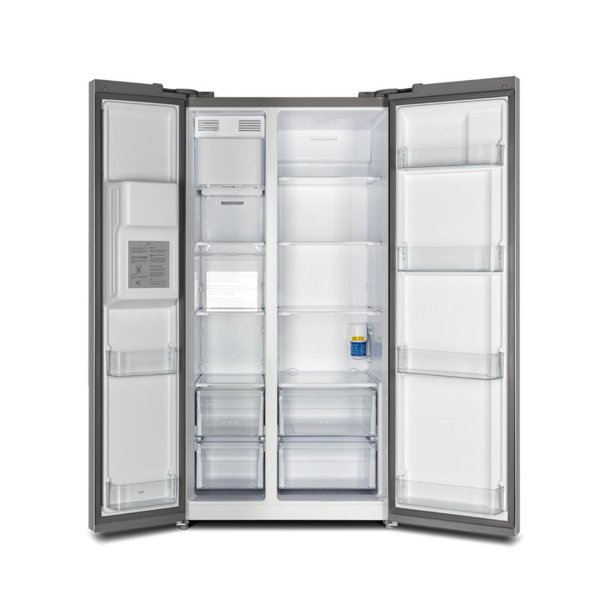 Forno 5-Piece Appliance Package - 48-Inch Gas Range, Refrigerator with Water Dispenser, Wall Mount Hood, 24-Inch Microwave Oven, & 3-Rack Dishwasher in Stainless Steel - APW5-6244-48-H-MWO