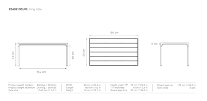 HOUE FOUR Dining Table - Procure Décor