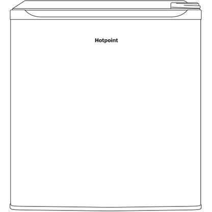HOTPOINT HME02GGMBB Hotpoint® ENERGY STAR® 1.7 cu. ft. Compact Refrigerator Black