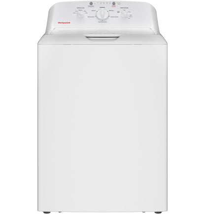 HOTPOINT Hotpoint 4.0 cu. ft. Capacity Washer with in Stainless Steel Basket,Cold Plus and Water Level Control White - HTW265ASWWW
