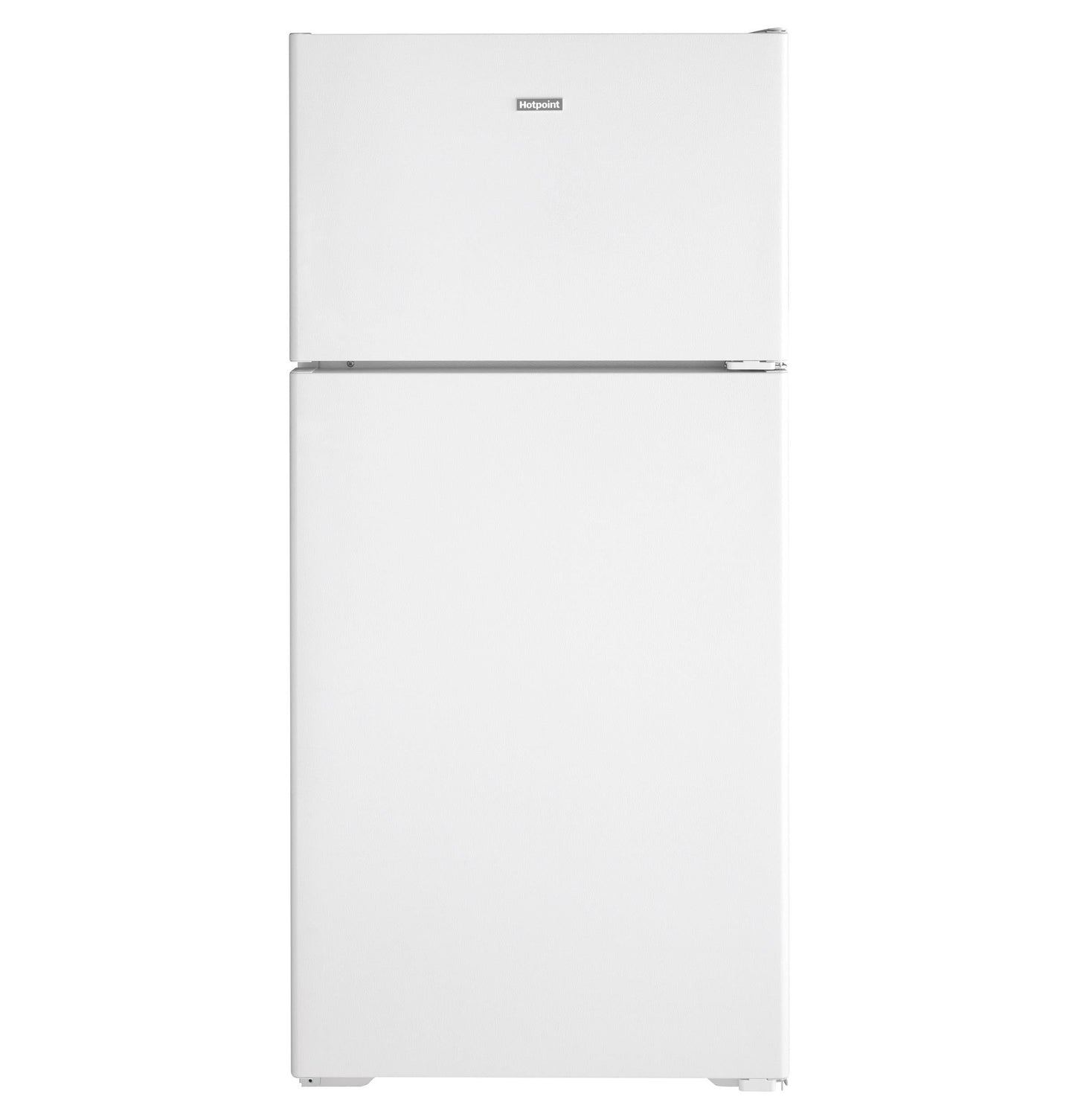 HOTPOINT Hotpoint 15.6 Cu. Ft. Recessed Handle Top-Freezer Refrigerator White - HPS16BTNRWW