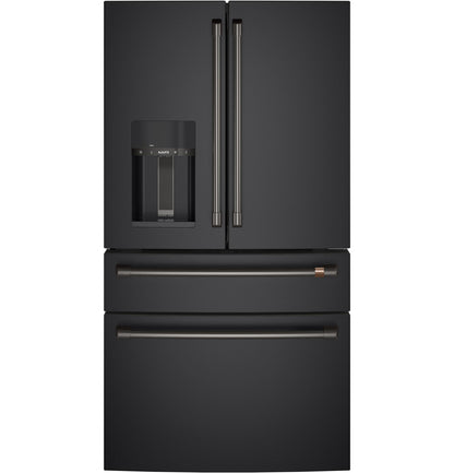 CAFE CVE28DP3ND1 CAFé™ ENERGY STAR® 27.8 Cu. Ft. Smart 4-Door French-Door Refrigerator Black