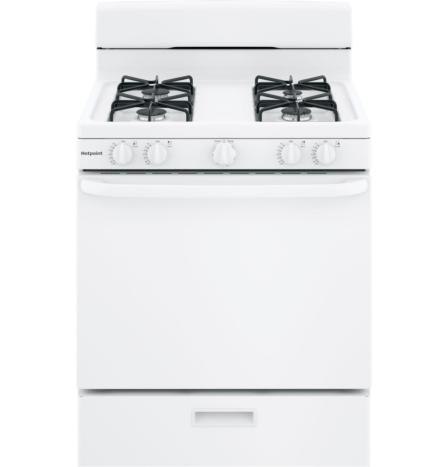 HOTPOINT Hotpoint 30" Free-Standing Gas Range White - RGBS300DMWW