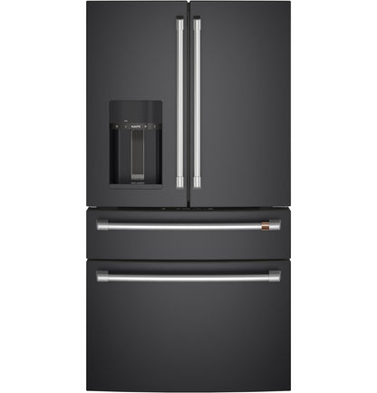 CAFE CVE28DP3ND1 CAFé™ ENERGY STAR® 27.8 Cu. Ft. Smart 4-Door French-Door Refrigerator Black