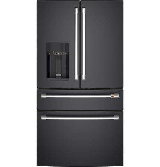CAFE CVE28DP3ND1 CAFé™ ENERGY STAR® 27.8 Cu. Ft. Smart 4-Door French-Door Refrigerator Black