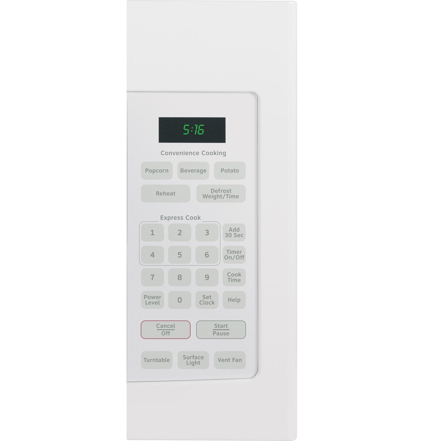 HOTPOINT RVM5160DHWW Hotpoint® 1.6 Cu. Ft. Over-the-Range Microwave Oven White