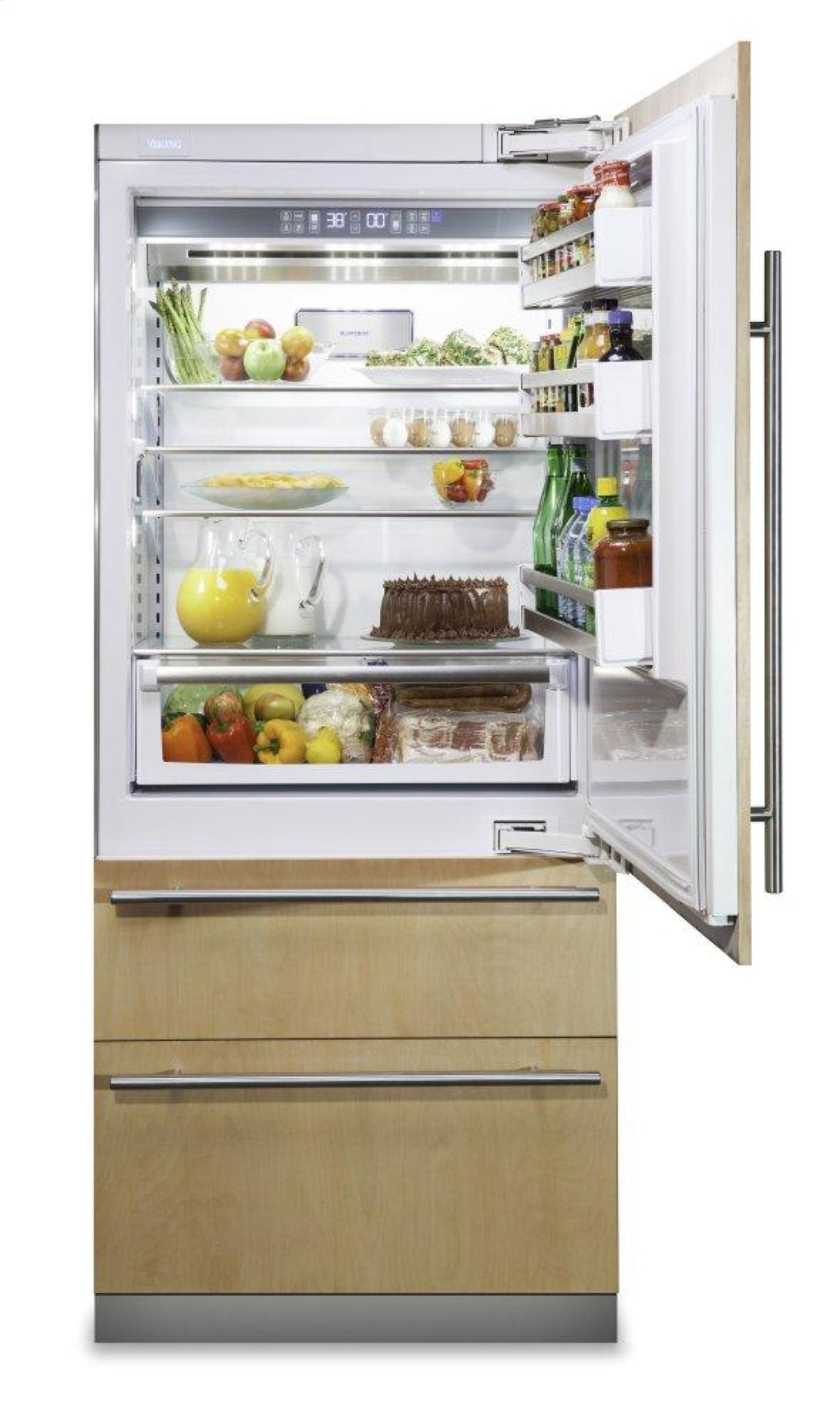 Klein Tools LIMITED QUANTITIES AVAILABLE: 36" Custom Panel Fully Integrated Bottom-Freezer Refrigerator in Stainless Steel - FBI7360WL