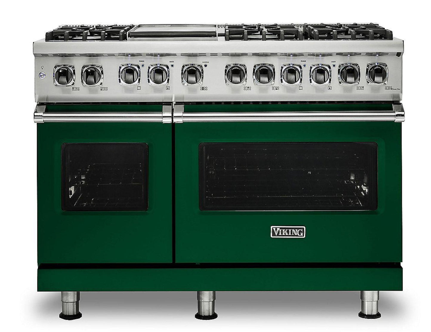 Klein Tools VIKING 48" Dual Fuel Range - Viking 5 Series Green - VDR5486GIVLP