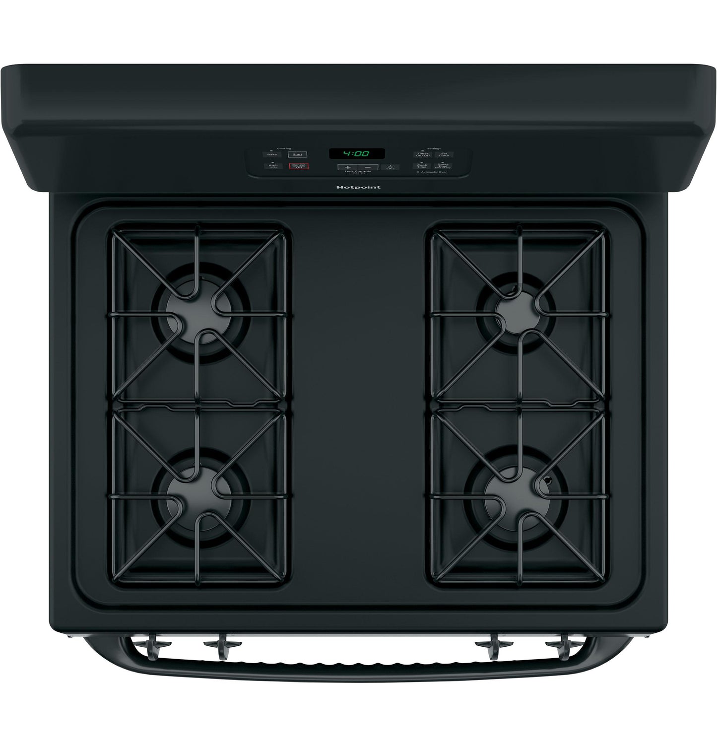 HOTPOINT Hotpoint 30" Free-Standing Standard Clean Gas Range Black - RGBS400DMBB
