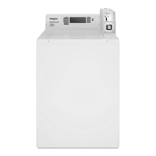WHIRLPOOL COMMERCIAL Commercial Top-Load Washer with Factory-Installed Coin Drop and Coin Box White - CAE2779JQ