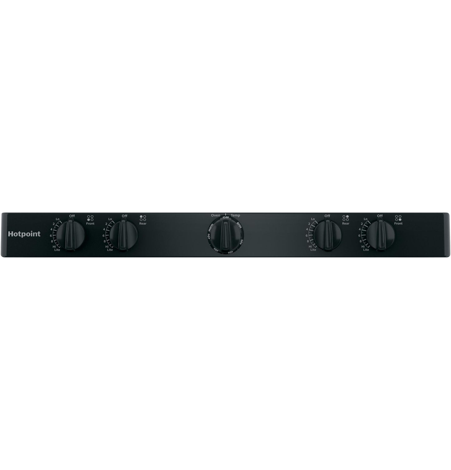 HOTPOINT Hotpoint 30" Free-Standing Gas Range Black - RGBS300DMBB