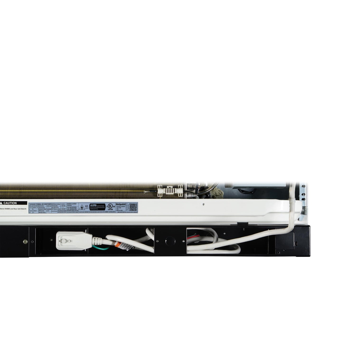 HOTPOINT AH12H09D2B Hotpoint® PTAC Heat Pump Unit with Electric Heat Backup 9,000 BTU, 230/208V, 15amp White