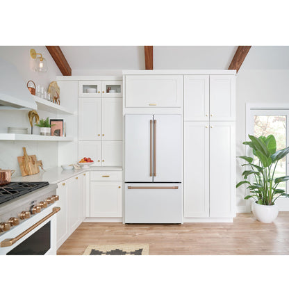 CAFE CWE23SP4MW2 CAFé™ ENERGY STAR® 23.1 Cu. Ft. Smart Counter-Depth French-Door Refrigerator White