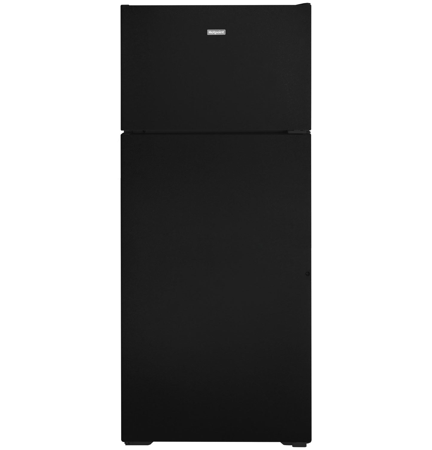 HOTPOINT Hotpoint 17.5 Cu. Ft. Recessed Handle Top-Freezer Refrigerator Black - HPS18BTNRBB
