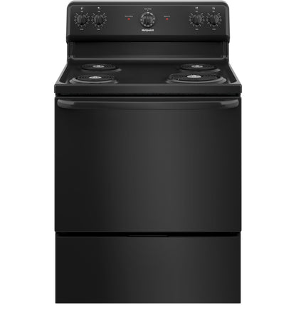 HOTPOINT Hotpoint ENERGY STAR 30" Free-Standing Electric Range Black - RBS160DMBB