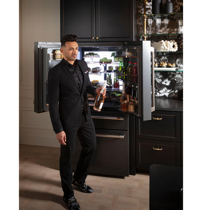 CAFE CVE28DP3ND1 CAFé™ ENERGY STAR® 27.8 Cu. Ft. Smart 4-Door French-Door Refrigerator Black