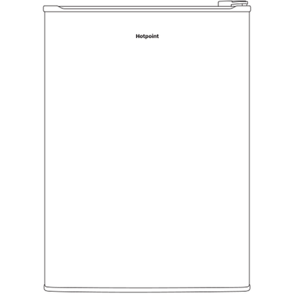 HOTPOINT HME03GGMBB Hotpoint® ENERGY STAR® 2.7 cu. ft. Compact Refrigerator Black