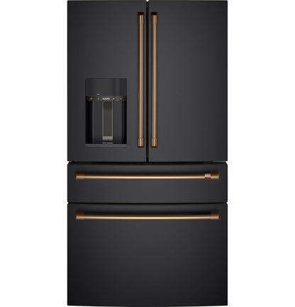 CAFE CVE28DP3ND1 CAFé™ ENERGY STAR® 27.8 Cu. Ft. Smart 4-Door French-Door Refrigerator Black
