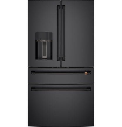 CAFE CVE28DP3ND1 CAFé™ ENERGY STAR® 27.8 Cu. Ft. Smart 4-Door French-Door Refrigerator Black