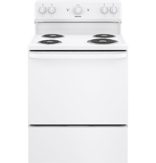 HOTPOINT Hotpoint ENERGY STAR 30" Free-Standing Electric Range White - RBS160DMWW