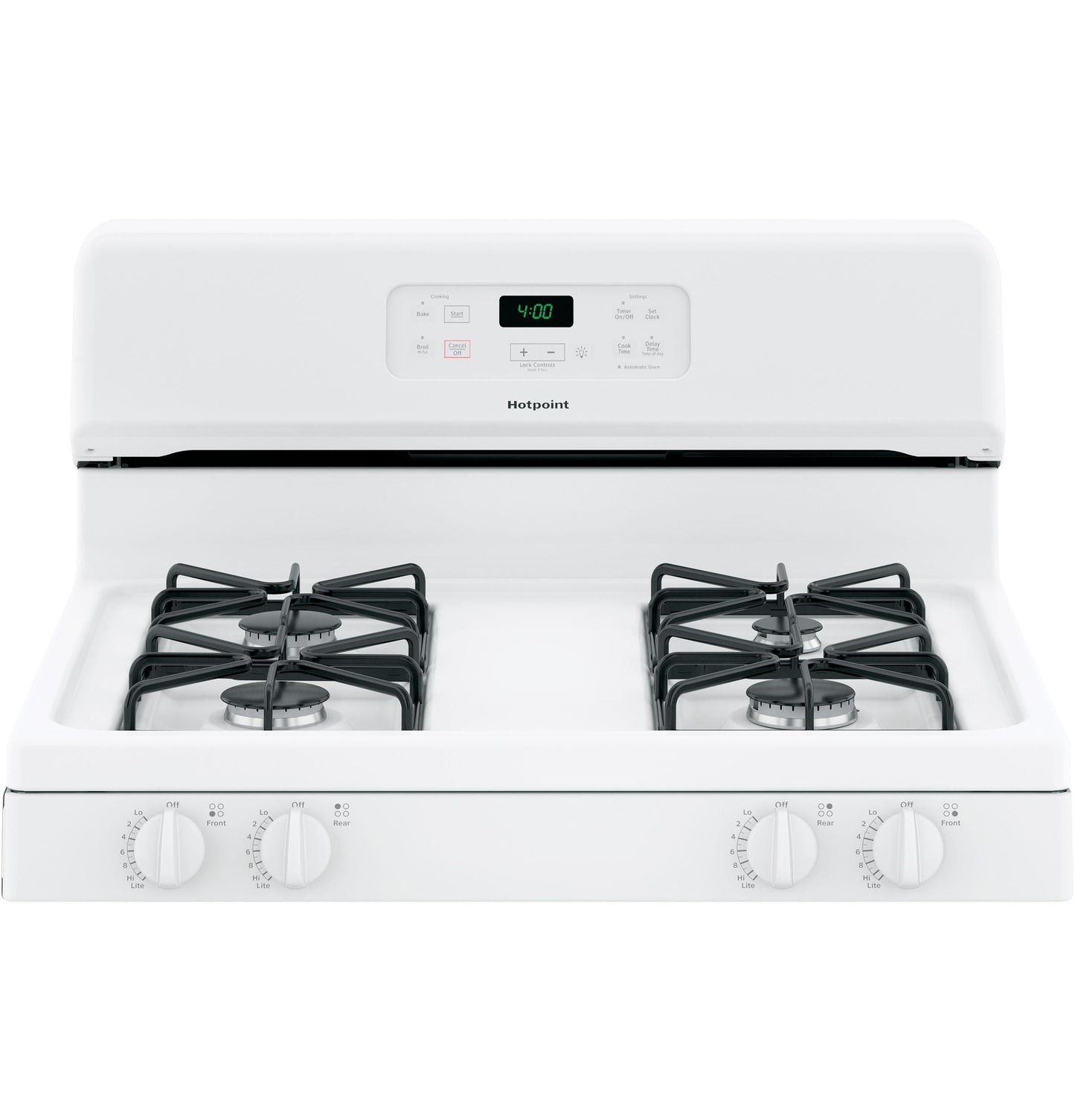 HOTPOINT Hotpoint 30" Free-Standing Standard Clean Gas Range White - RGBS400DMWW