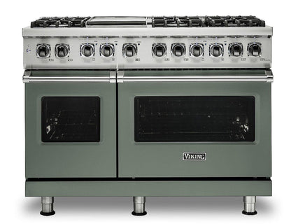 Klein Tools VIKING 48" Dual Fuel Range - Viking 5 Series Green - VDR5486GEU