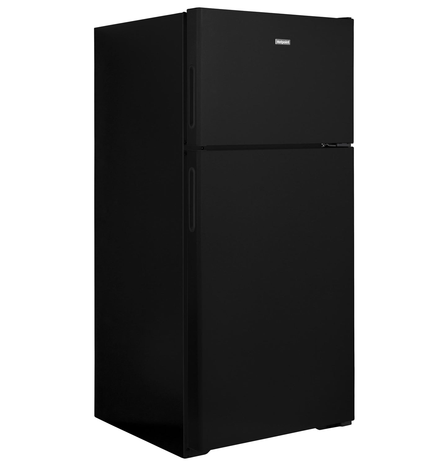 HOTPOINT Hotpoint 15.6 Cu. Ft. Recessed Handle Top-Freezer Refrigerator Black - HPS16BTNRBB