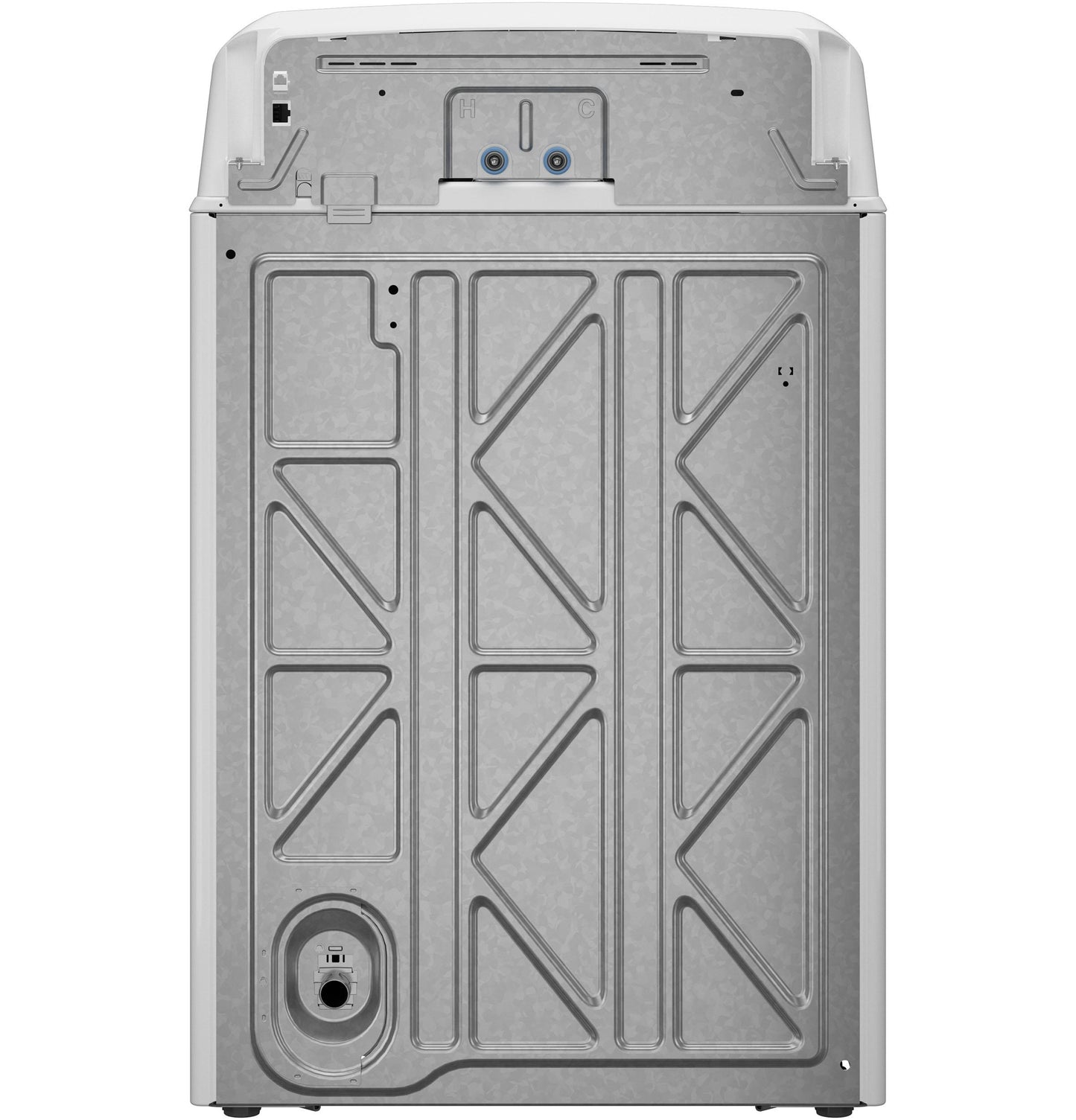 HOTPOINT Hotpoint 4.0 cu. ft. Capacity Washer with in Stainless Steel Basket,Cold Plus and Water Level Control White - HTW265ASWWW