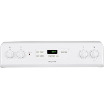 HOTPOINT Hotpoint ENERGY STAR 30" Free-Standing Standard Clean Electric Range White - RBS360DMWW