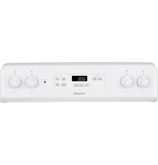HOTPOINT Hotpoint ENERGY STAR 30" Free-Standing Standard Clean Electric Range White - RBS360DMWW