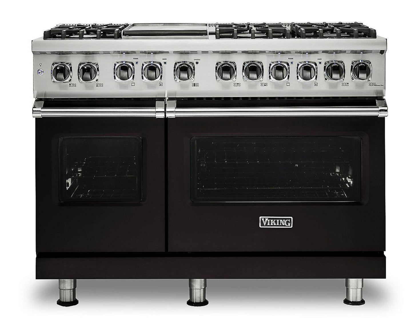 Klein Tools VIKING 48" Dual Fuel Range - Viking 5 Series Black - VDR5486GONLP