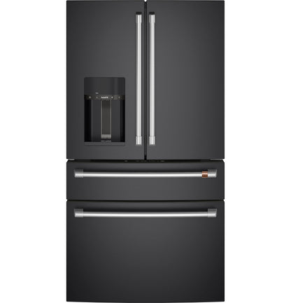 CAFE CVE28DP3ND1 CAFé™ ENERGY STAR® 27.8 Cu. Ft. Smart 4-Door French-Door Refrigerator Black