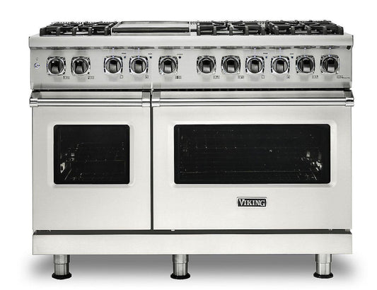 Klein Tools VIKING 48" Dual Fuel Range - Viking 5 Series White - VDR5486GPW