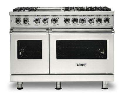 Klein Tools VIKING 48" Dual Fuel Range - Viking 5 Series White - VDR5486GPWLP