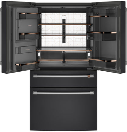 CAFE CVE28DP3ND1 CAFé™ ENERGY STAR® 27.8 Cu. Ft. Smart 4-Door French-Door Refrigerator Black