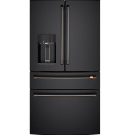 CAFE CVE28DP3ND1 CAFé™ ENERGY STAR® 27.8 Cu. Ft. Smart 4-Door French-Door Refrigerator Black