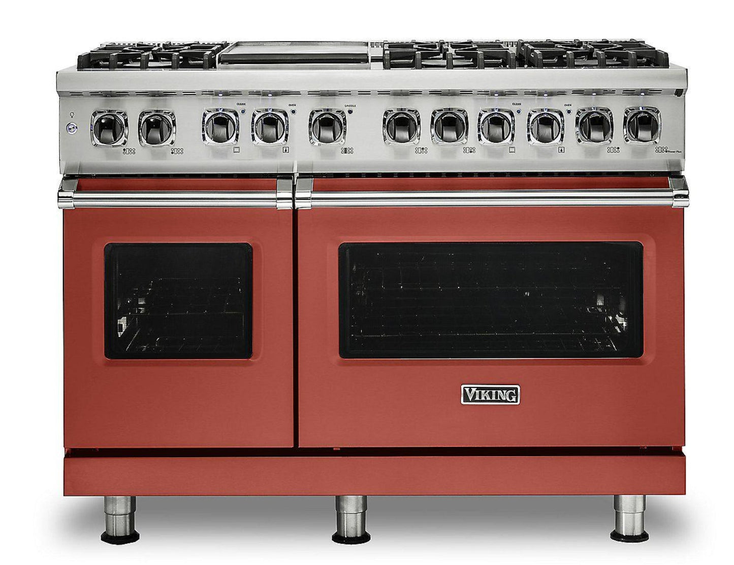 Klein Tools VIKING 48" Dual Fuel Range - Viking 5 Series Red - VDR5486GSCLP