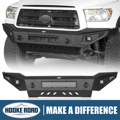 Hooke Road Full Width Front Bumper w/Skid Plate(07-13 Toyota Tundra)