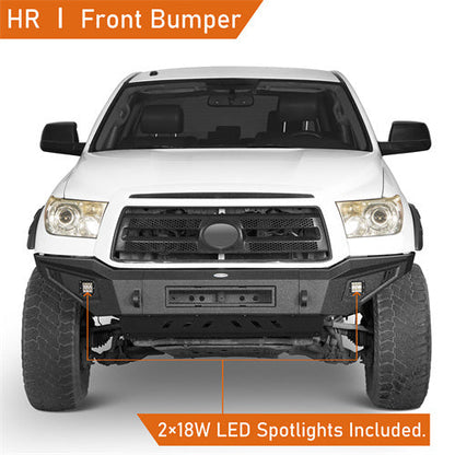 Hooke Road Full Width Front Bumper w/Skid Plate(07-13 Toyota Tundra)