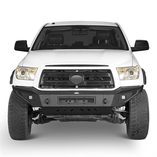 Hooke Road Full Width Front Bumper w/Skid Plate(07-13 Toyota Tundra)