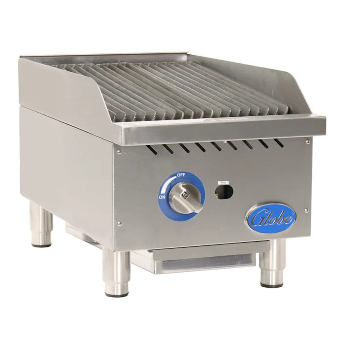 Globe  " Gas Charbroiler with Cast Iron Radiants - 40,000 BTU - GLGCB15GCR