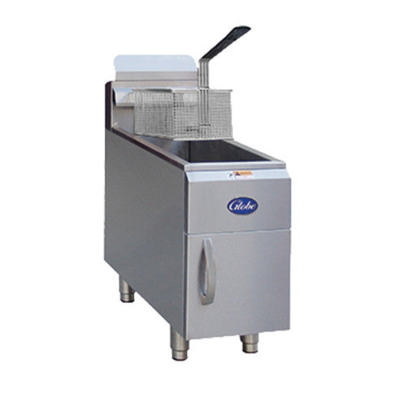 Globe 15 lb. Natural Gas Countertop Fryer - 26,500 BTU - GLFSGF15