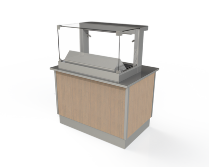 Vollrath 69718S-2-S 4-Series Signature Server Induction-Based Warming Equipment - 69718S-2-S
